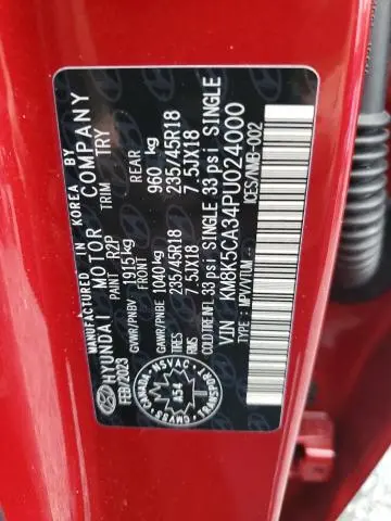 2023 HYUNDAI KONA LIMITED  