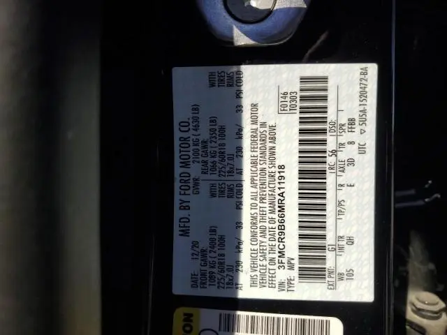 2021 FORD BRONCO SPORT BIG BEND  