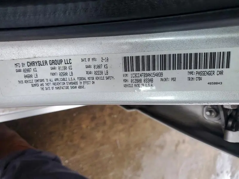 2010 CHRYSLER SEBRING TOURING  