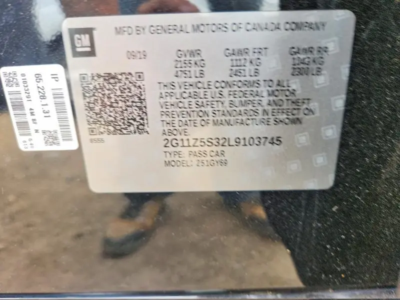 2020 CHEVROLET IMPALA LT  