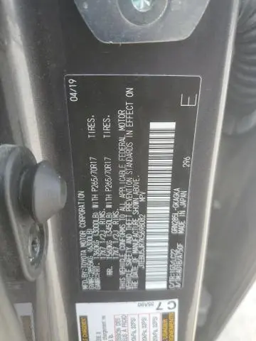 2019 TOYOTA 4RUNNER SR5/SR5 PREMIUM  