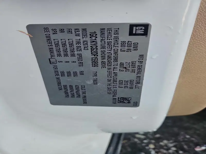 2013 CHEVROLET SILVERADO K2500 HEAVY DUTY LTZ  