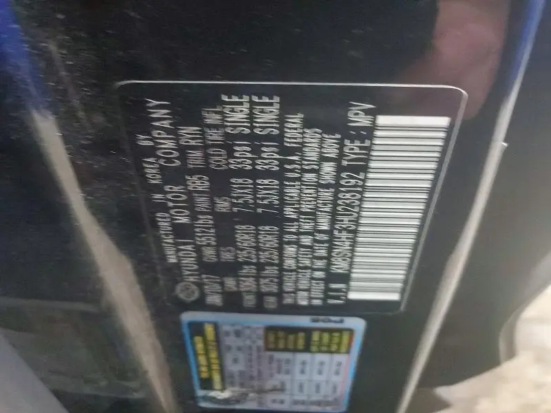 2017 HYUNDAI SANTA FE LIMITED  