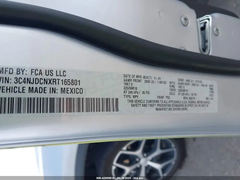 2024 JEEP COMPASS LIMITED 4X4