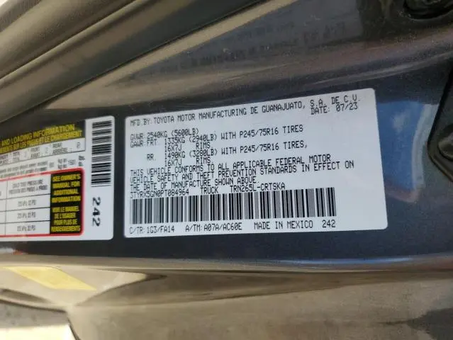 2023 TOYOTA TACOMA ACCESS CAB  