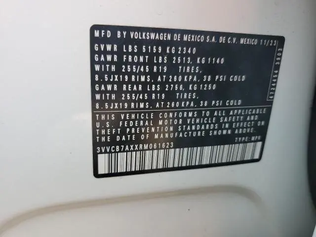 2024 VOLKSWAGEN TIGUAN SE R-LINE BLACK  