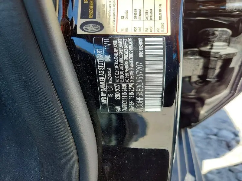 2012 MERCEDES-BENZ E   