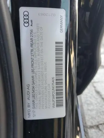 2018 AUDI A6 PREMIUM  