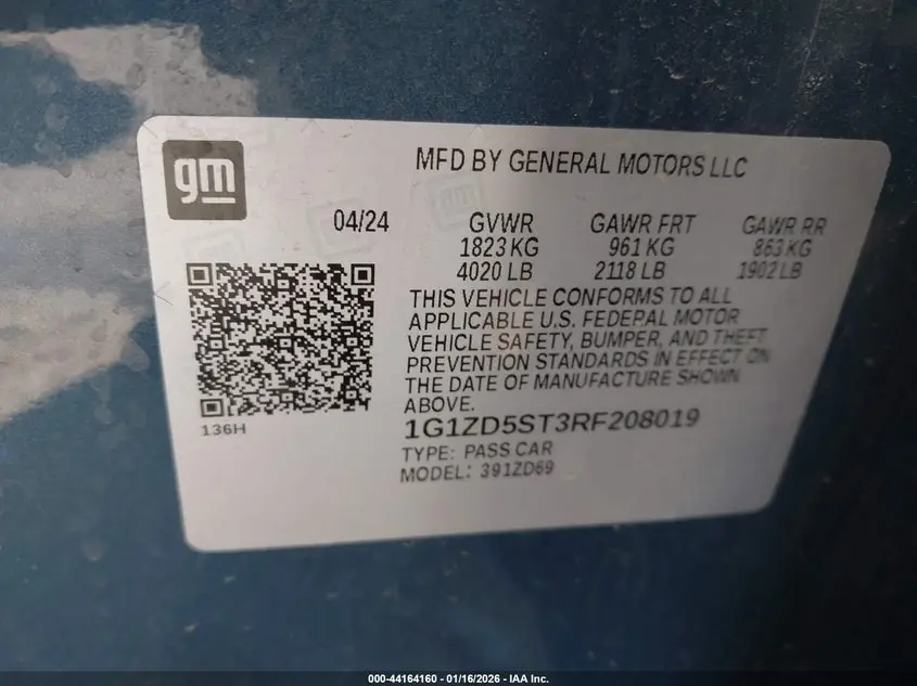 2024 CHEVROLET MALIBU FWD 1LT