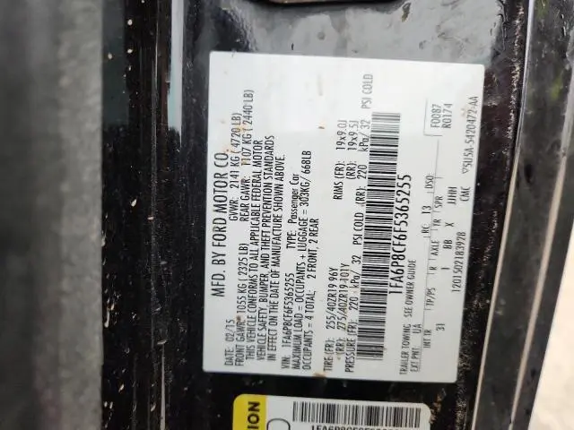 2015 FORD MUSTANG GT  