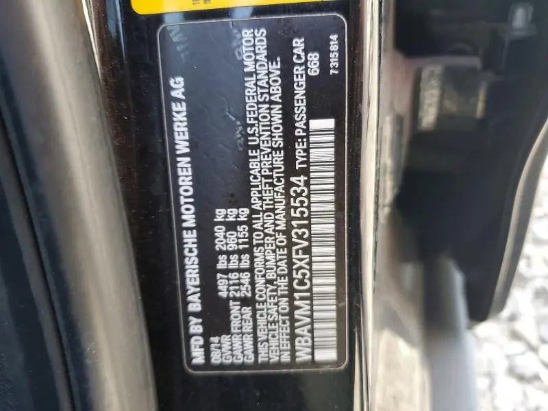 2015 BMW X1 SDRIVE28I  