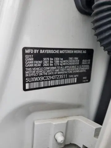 2017 BMW X3 XDRIVE28I  