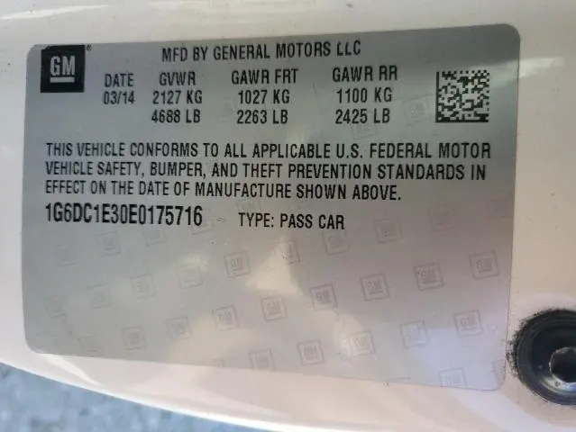 2014 CADILLAC CTS PERFORMANCE COLLECTION  