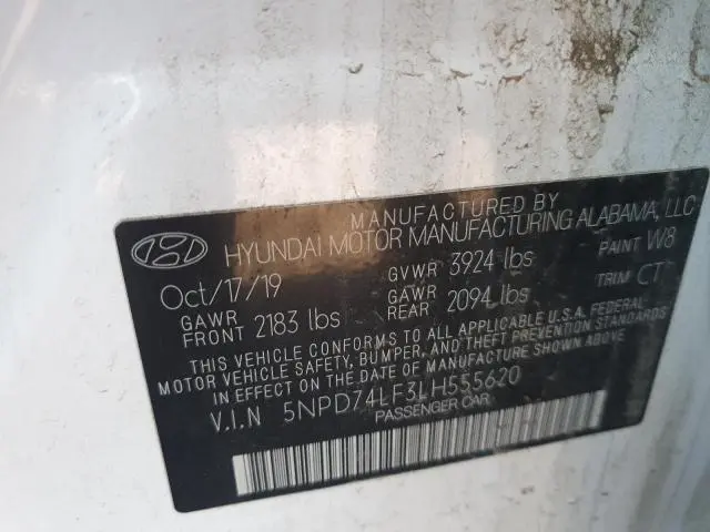 2020 HYUNDAI ELANTRA SE  