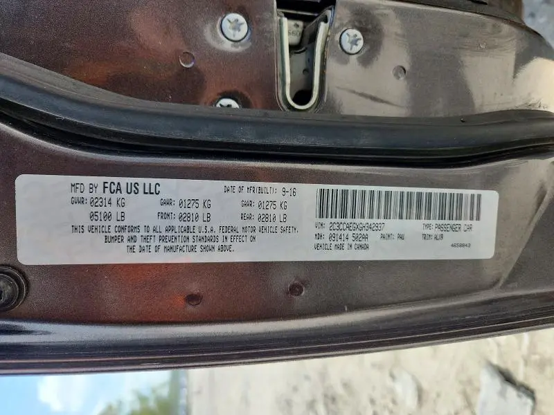2016 CHRYSLER 300C   