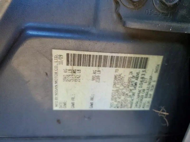 2010 NISSAN ALTIMA BASE  