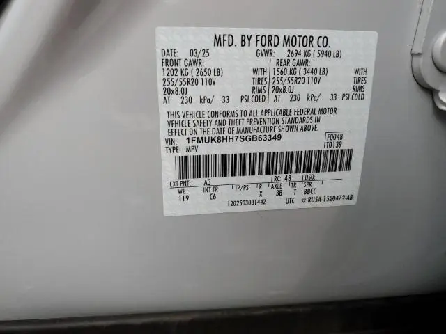 2025 FORD EXPLORER PLATINUM  