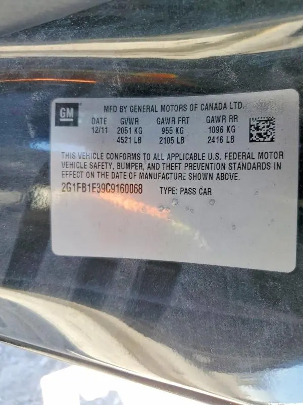 2012 CHEVROLET CAMARO LT  