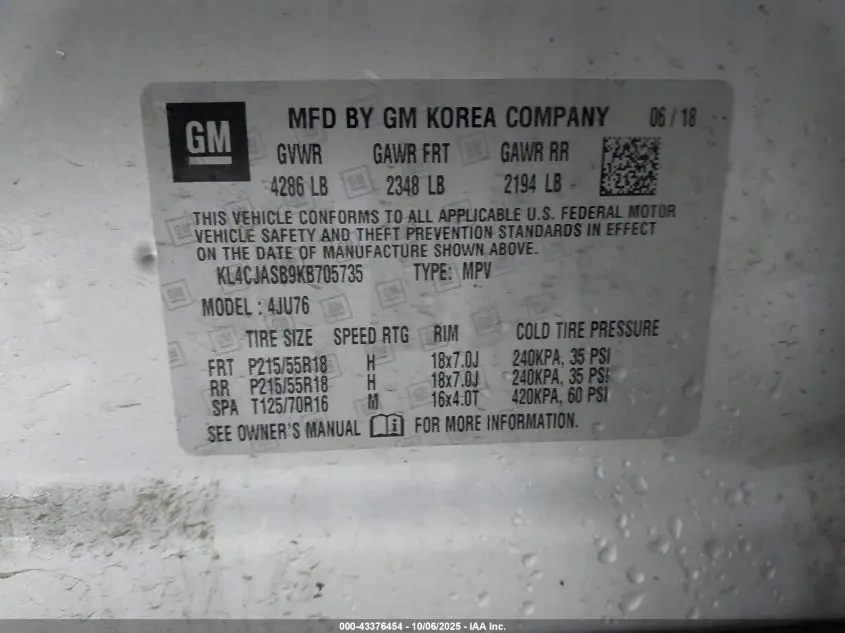 2019 BUICK ENCORE FWD PREFERRED