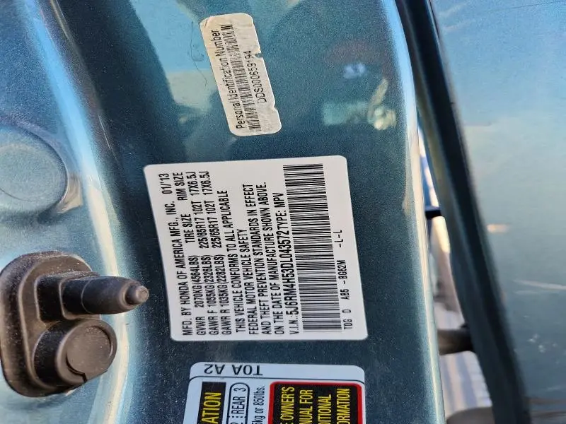 2013 HONDA CR-V EX  