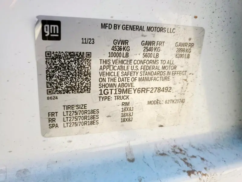 2024 GMC SIERRA K2500 SLE  