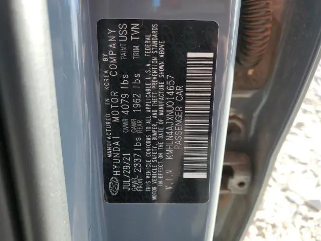 2022 HYUNDAI ELANTRA LIMITED  