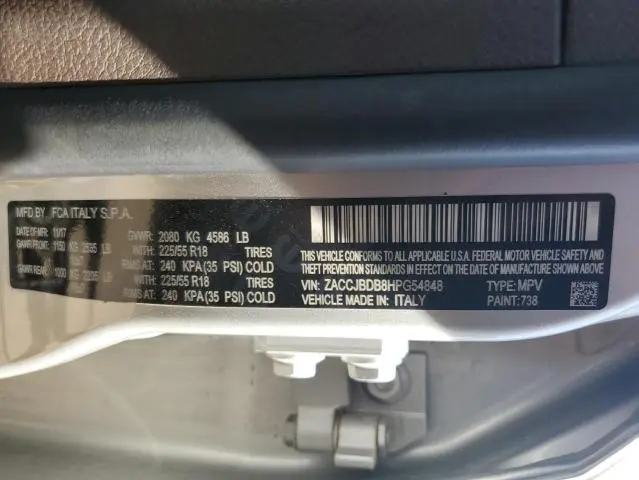 2017 JEEP RENEGADE LIMITED  