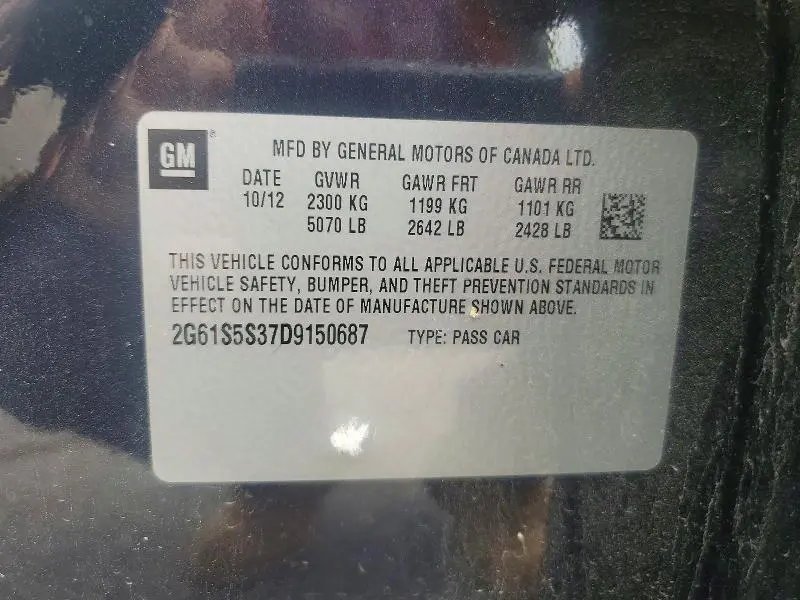 2013 CADILLAC XTS PREMIUM COLLECTION  
