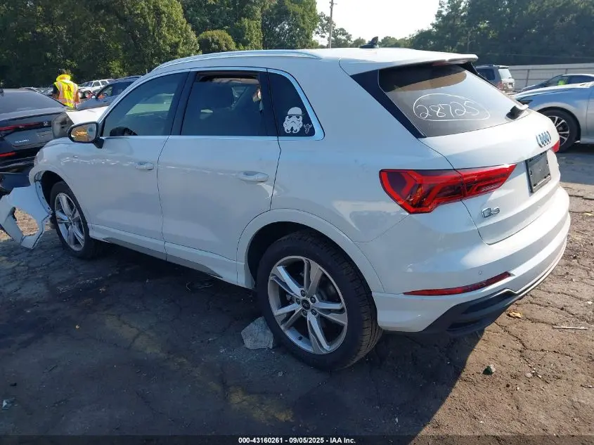 2022 AUDI Q3 PREMIUM PLUS 45 TFSI S LINE QUATTRO TIPTRONIC