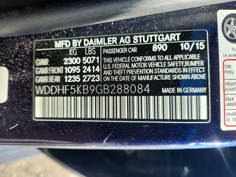 2016 MERCEDES-BENZ E 350  