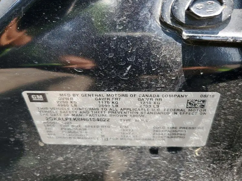 2017 GMC TERRAIN SLT  