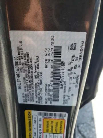 2016 FORD FUSION SE  