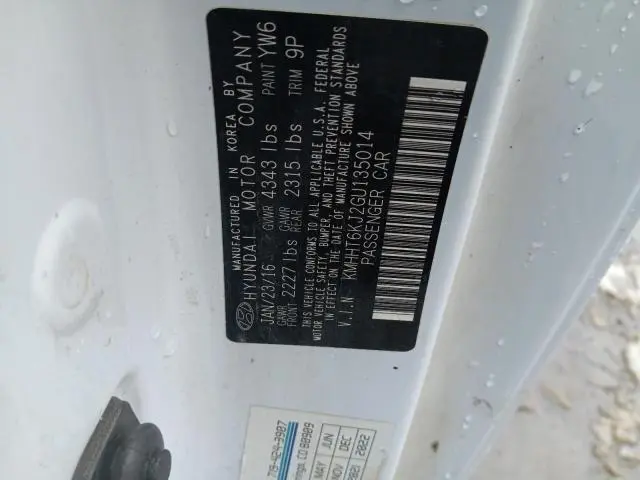 2016 HYUNDAI GENESIS COUPE 3.8L  