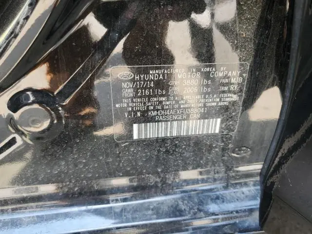 2015 HYUNDAI ELANTRA SE