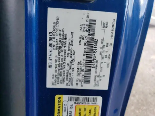 2018 FORD MUSTANG GT  