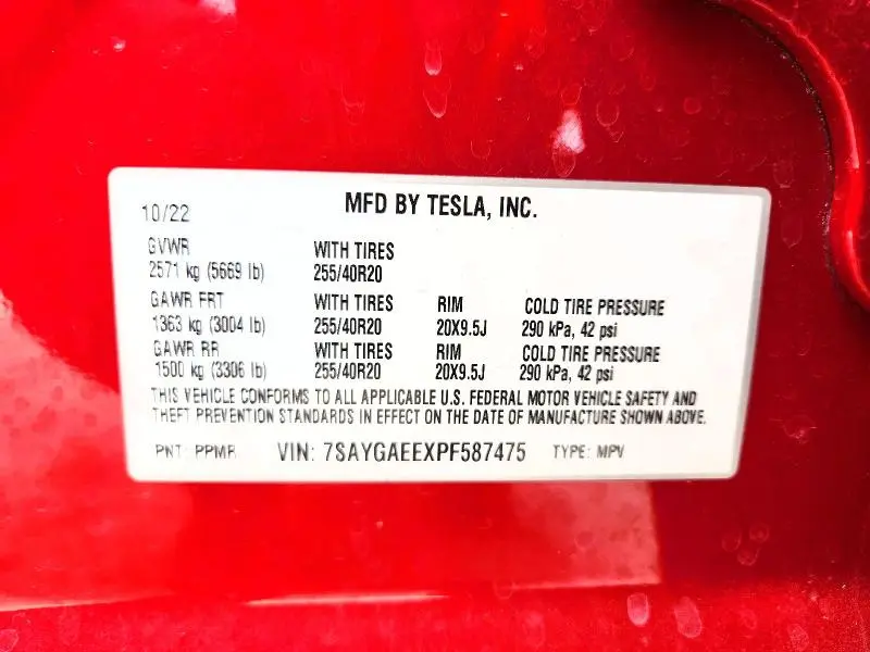 2023 TESLA MODEL Y   