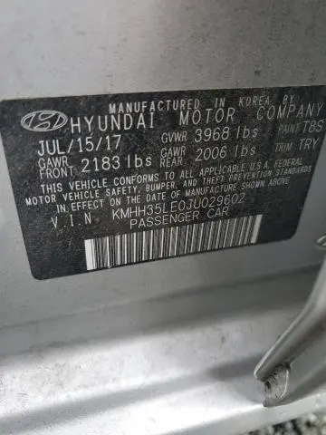 2018 HYUNDAI ELANTRA GT   