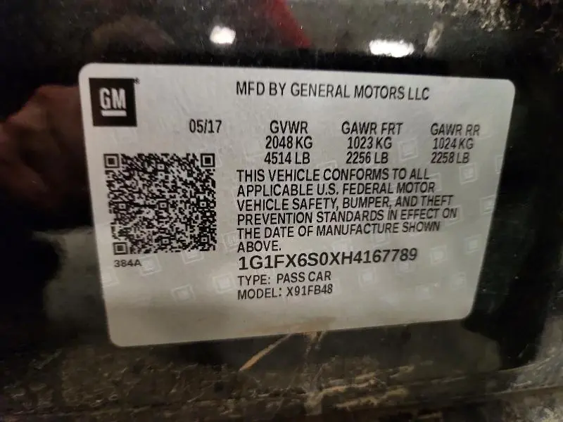 2017 CHEVROLET BOLT EV PREMIER  