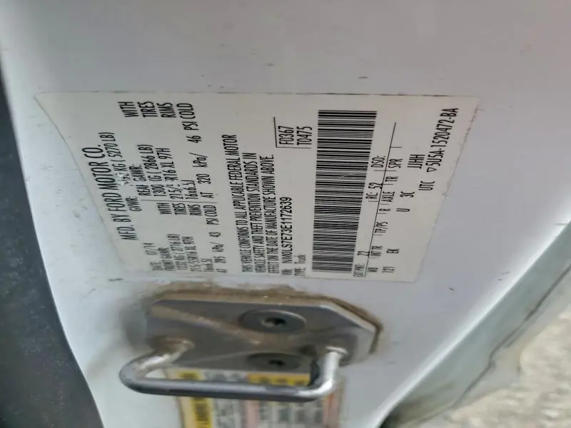 2014 FORD TRANSIT CONNECT XL  