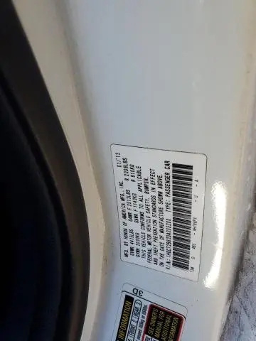 2013 HONDA ACCORD EXL  