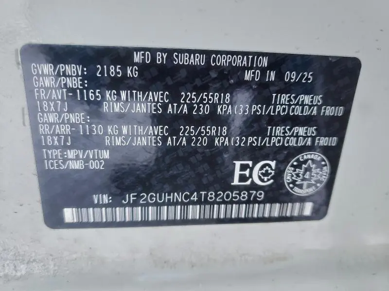 2026 SUBARU CROSSTREK LIMITED  