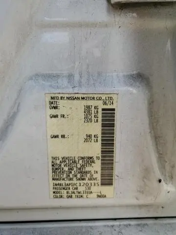 2015 NISSAN ALTIMA 3.5S  