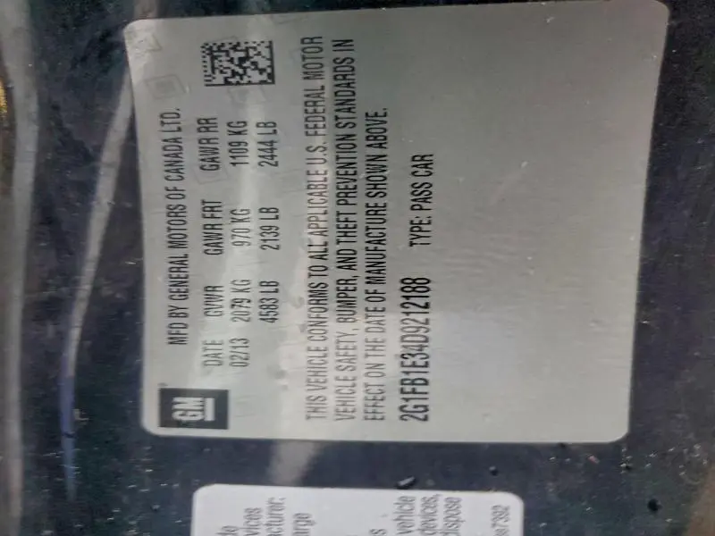 2013 CHEVROLET CAMARO LT  