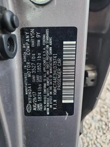 2017 HYUNDAI ACCENT SE  