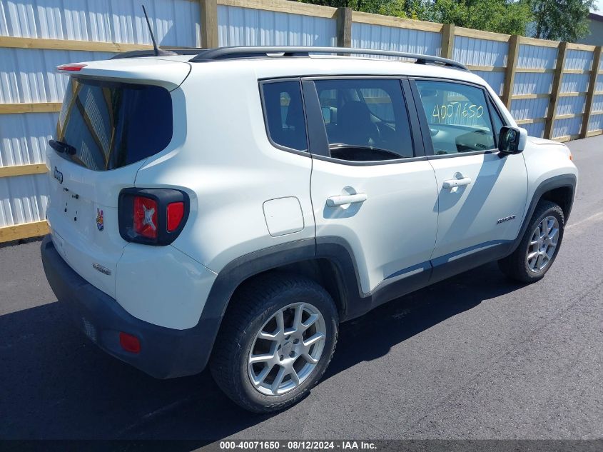 2019 JEEP RENEGADE LATITUDE 4X4