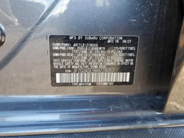 2024 SUBARU CROSSTREK PREMIUM  