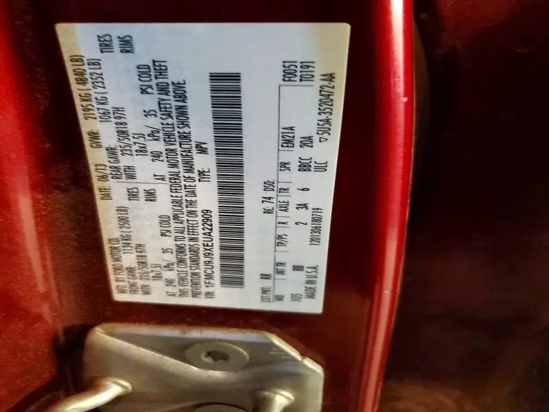 2014 FORD ESCAPE TITANIUM  