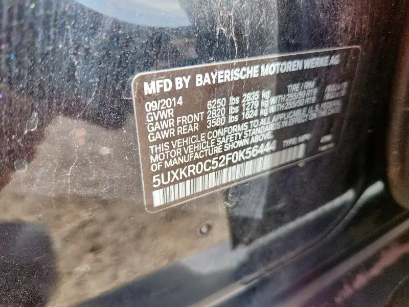 2015 BMW X5 XDRIVE35I  