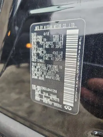 2018 INFINITI QX80 BASE  