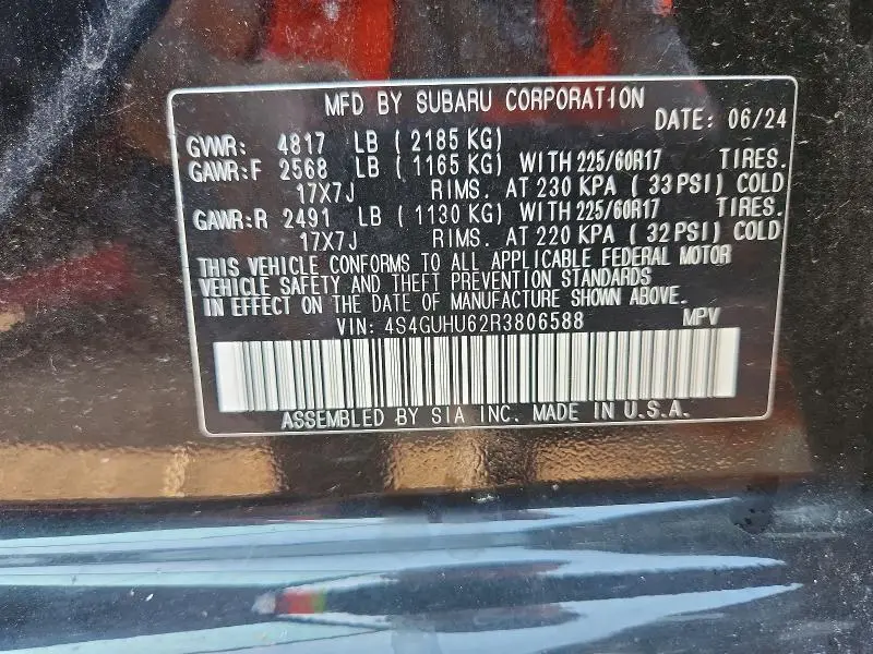 2024 SUBARU CROSSTREK WILDERNESS  